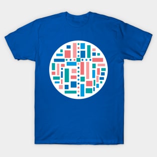 Stained Glass Window Circles 22 T-Shirt